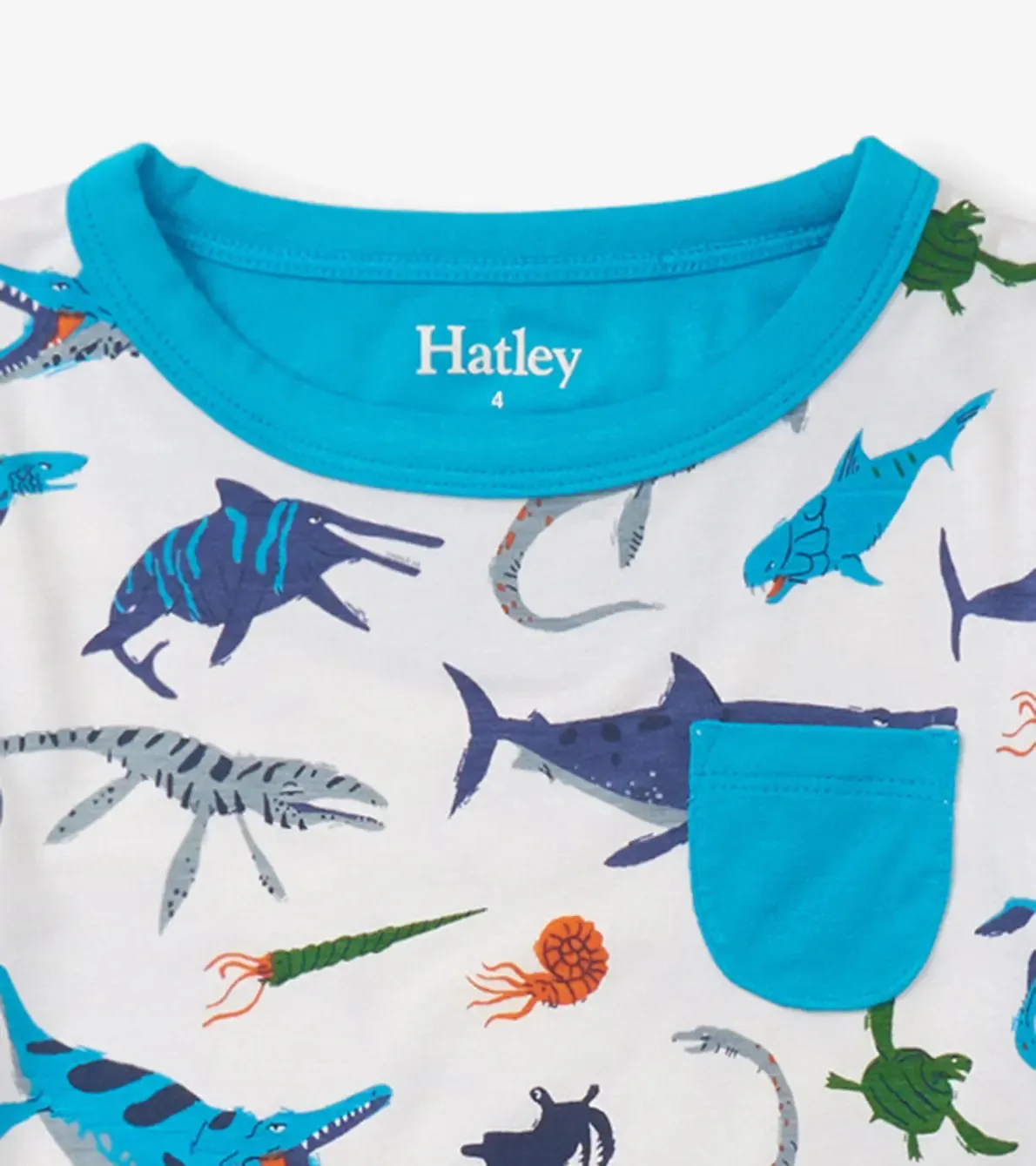 Boys Prehistoric Marine Bamboo Pajama Set | Hatley