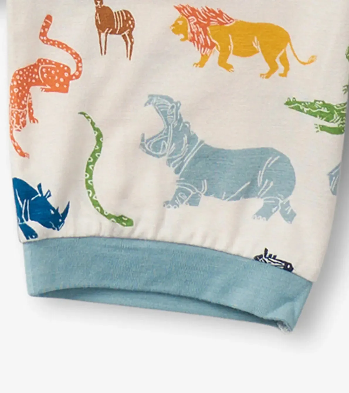 Boys Scratchy Safari Bamboo Short Pajama Set | Hatley