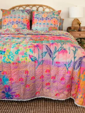 Bungalow Reversible Quilt - Live Happy