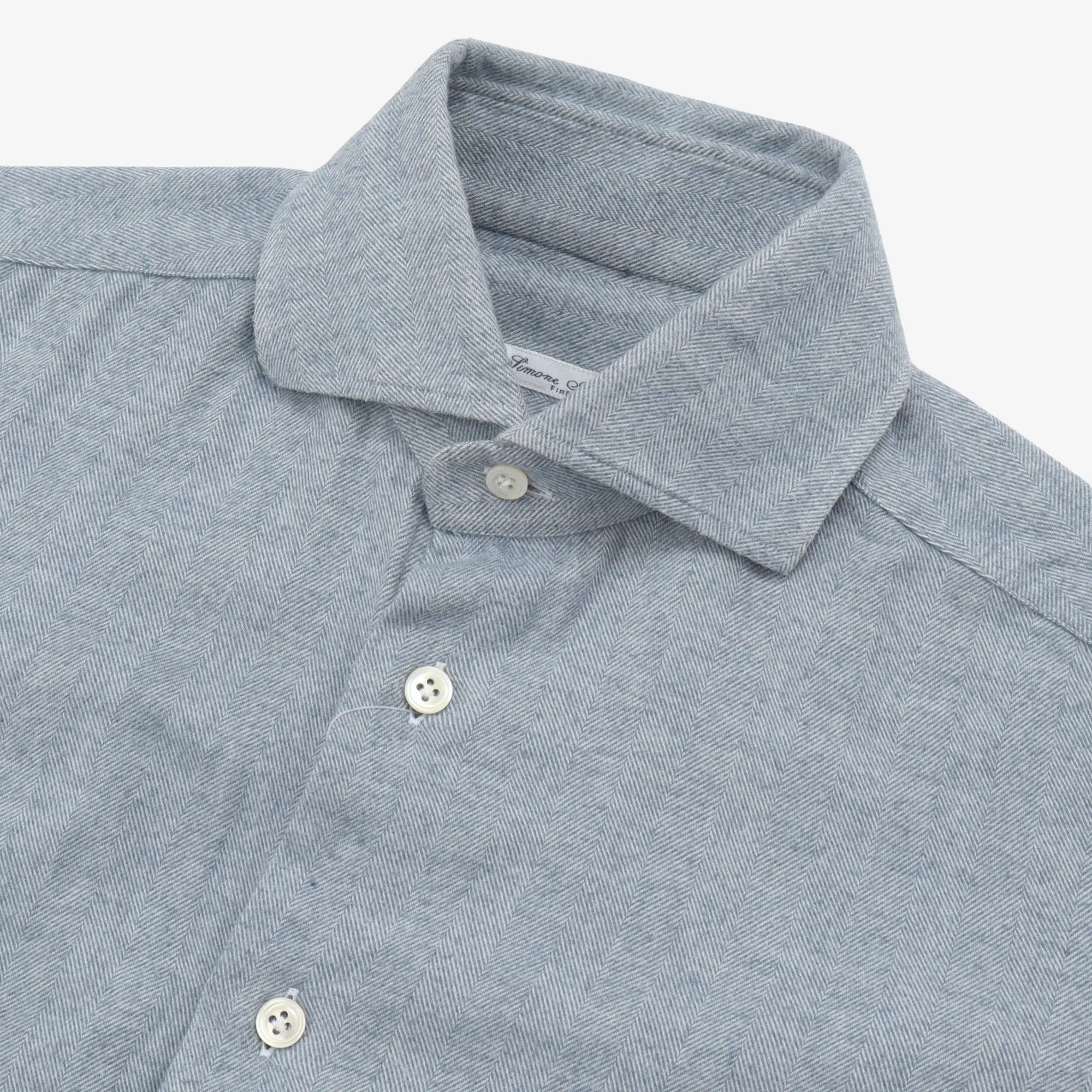 Cashmere Cotton Flannel Shirt