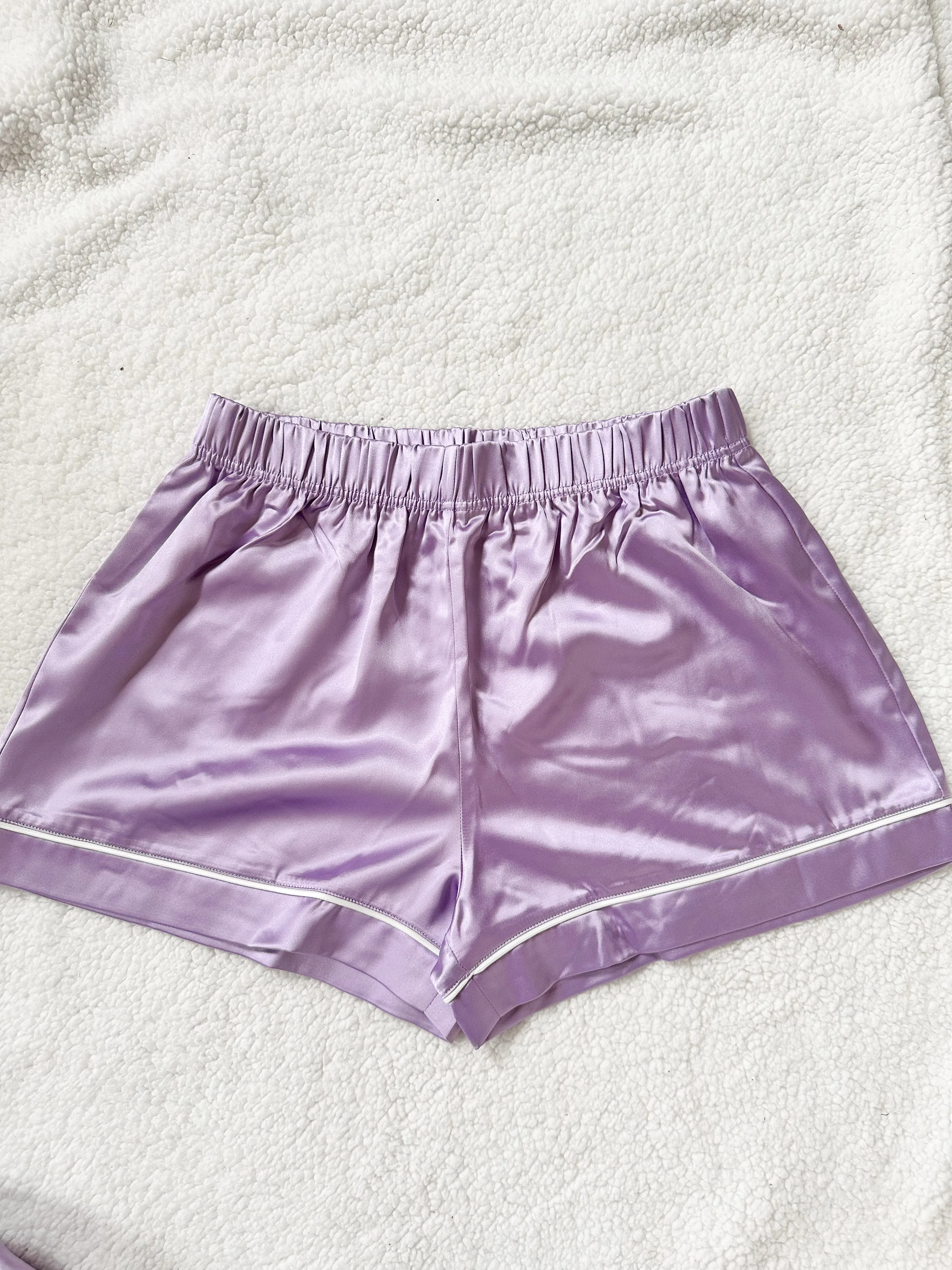 Champagne Purple Pajama Set