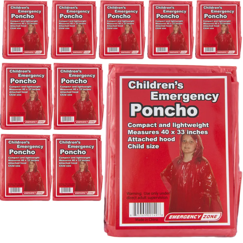 Children's Emergency Poncho