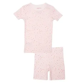 chloe organic cotton magnetic no drama pajama shortie set