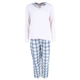 Cinema Studio Women's Long Flannel Pajama Set