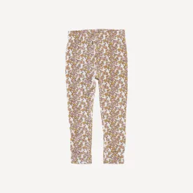 classic cuffed legging | pink ditsy floral | lenzing modal