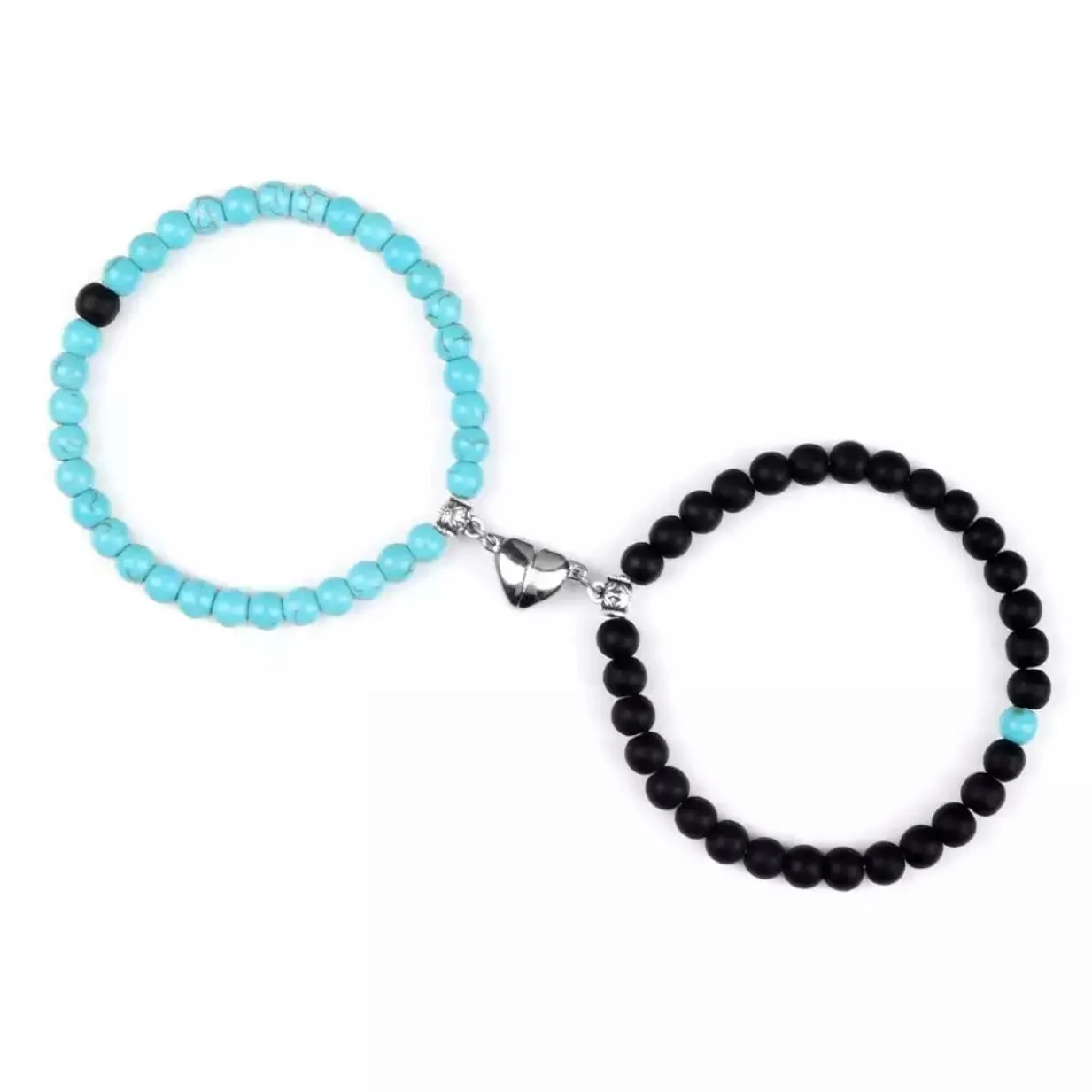 Couples Magnetic Bracelet Set