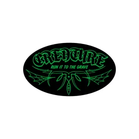 Creature To The Grave Sticker 4 in x 2.375 in Sticker