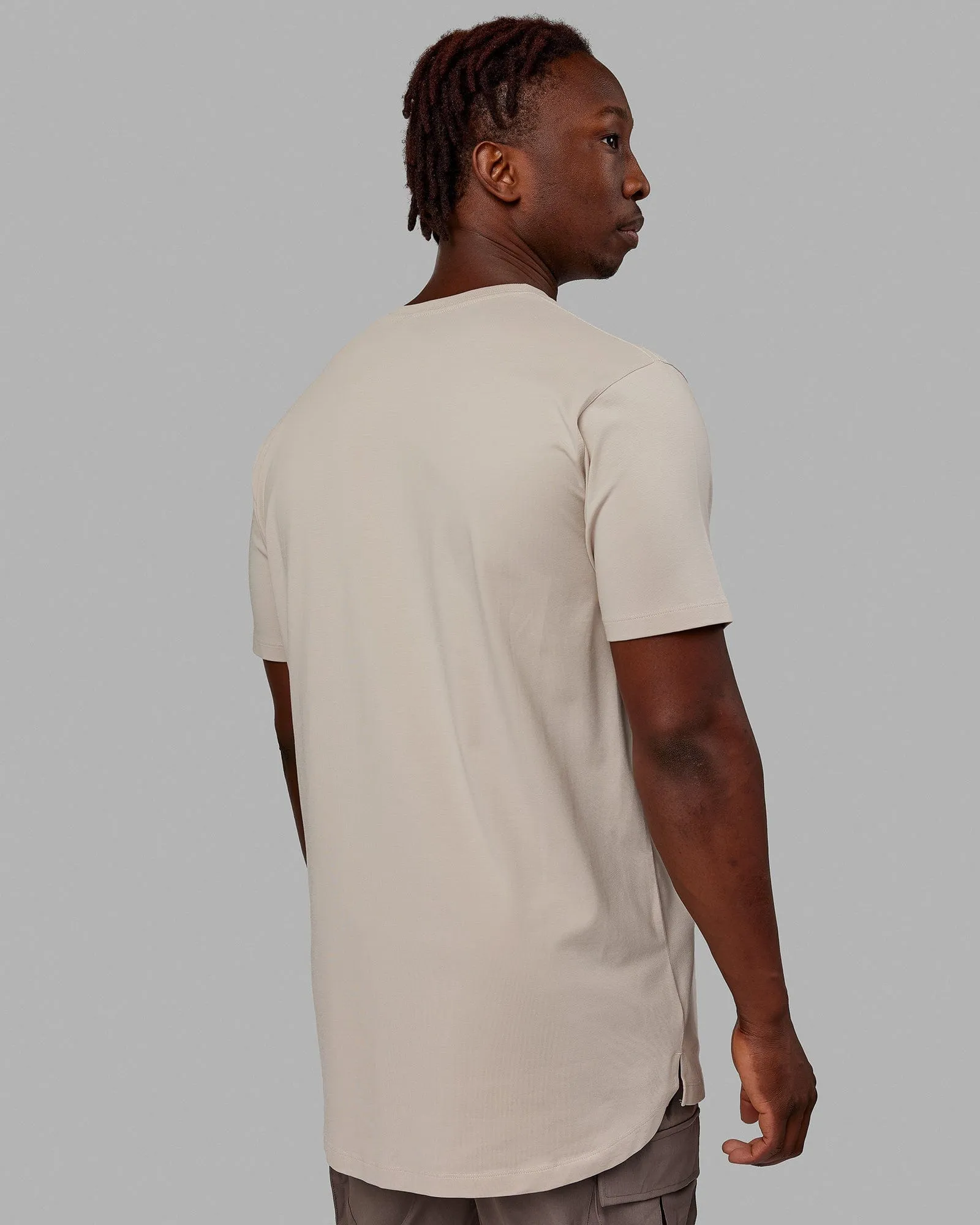 Deluxe PimaFLX Tee - Shale Beige