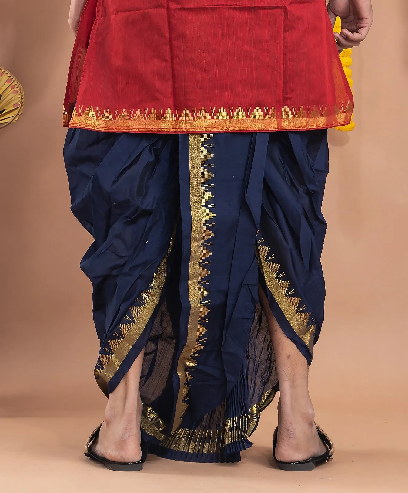 Designer Silk Dhoti- Ready to wear