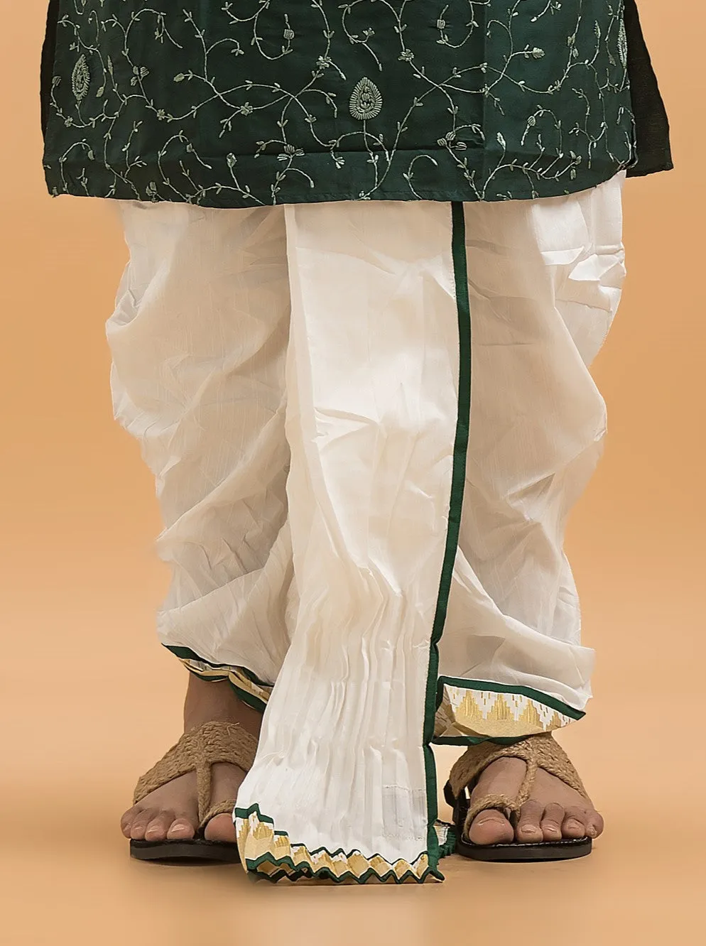 Designer Silk Dhoti- Ready to wear