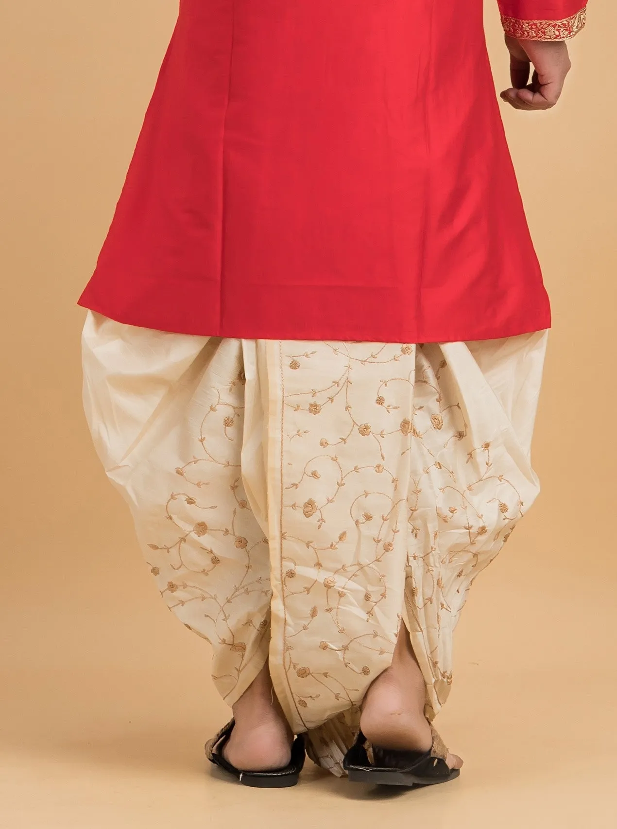 Designer Silk Dhoti- Ready to wear