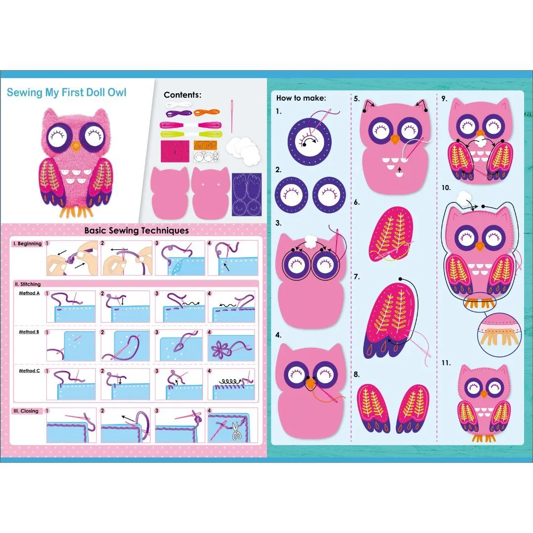 DIY Sewing Dolls - Owl