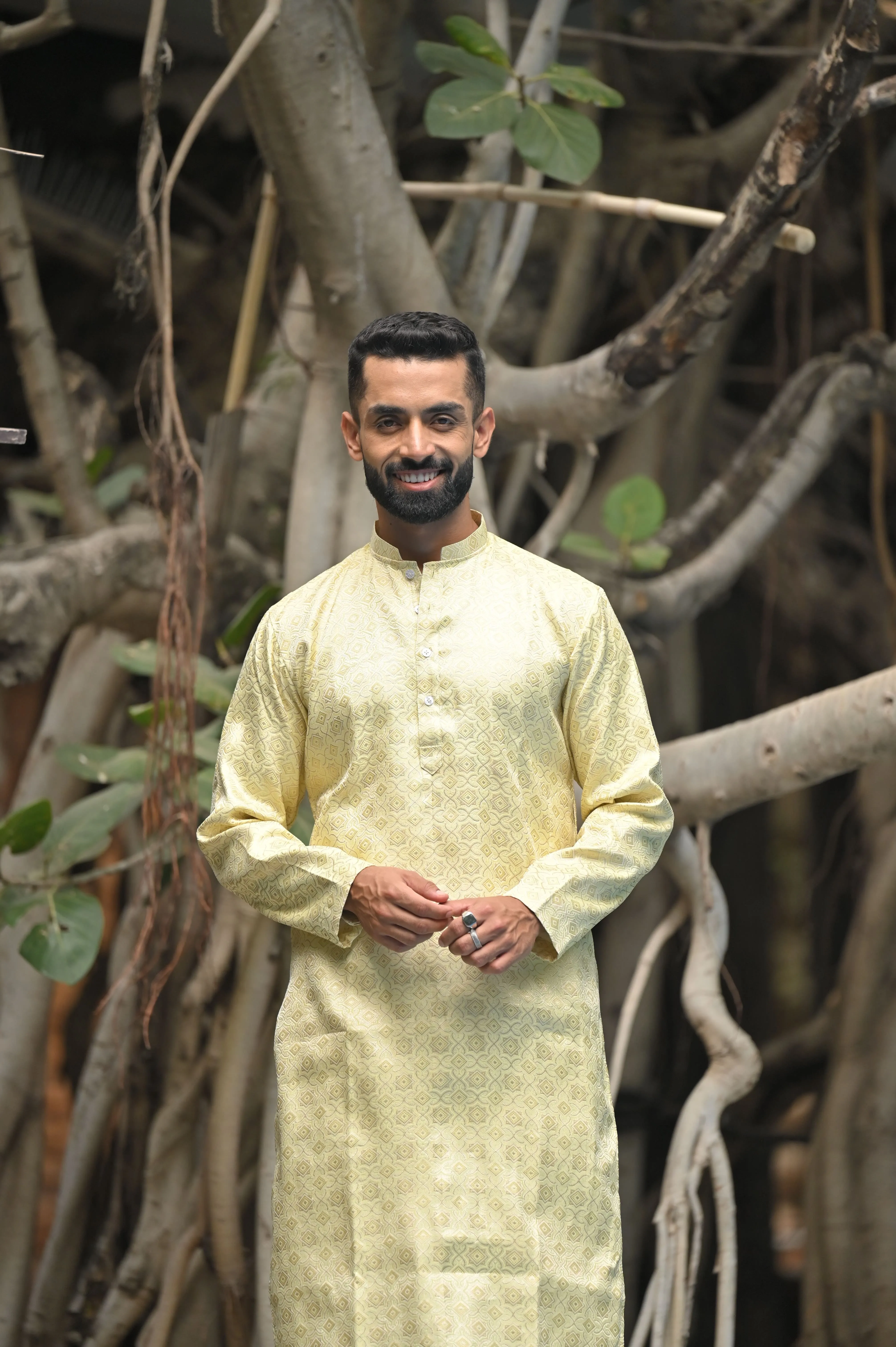 Festive Threads Brocade Kurta Pajama