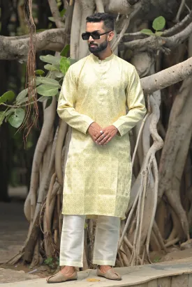 Festive Threads Brocade Kurta Pajama