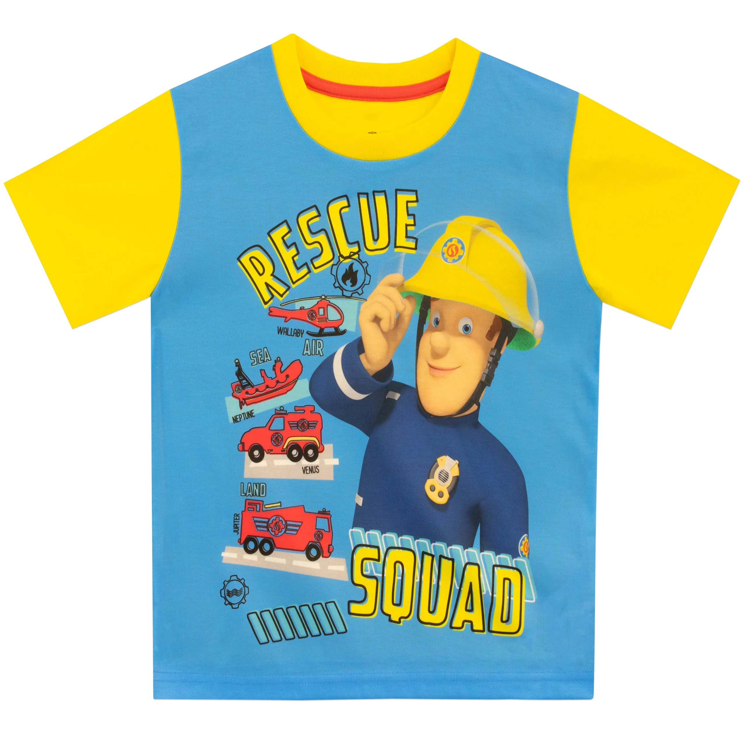 Fireman Sam Short PJ Set