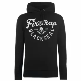 Firetrap Mens Blackseal XL Graphic Hoodie OTH Hoody Hooded Top Long Sleeve