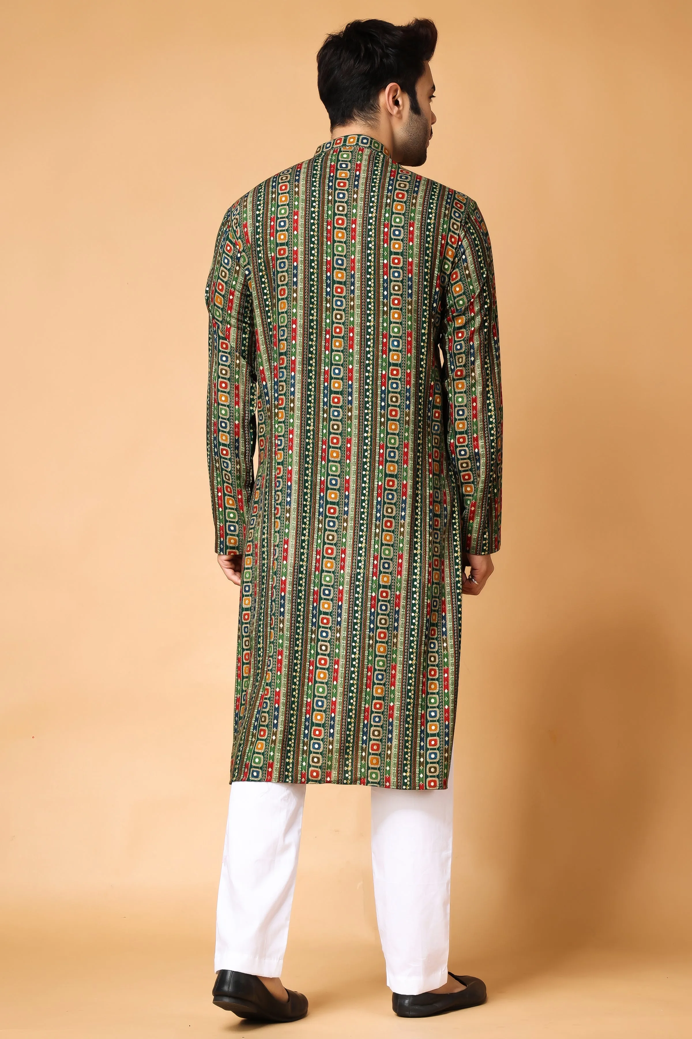 Forest Fiesta Printed Kurta Pajama