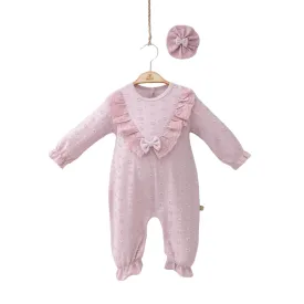 Frilly Bow Girls Pajama Set