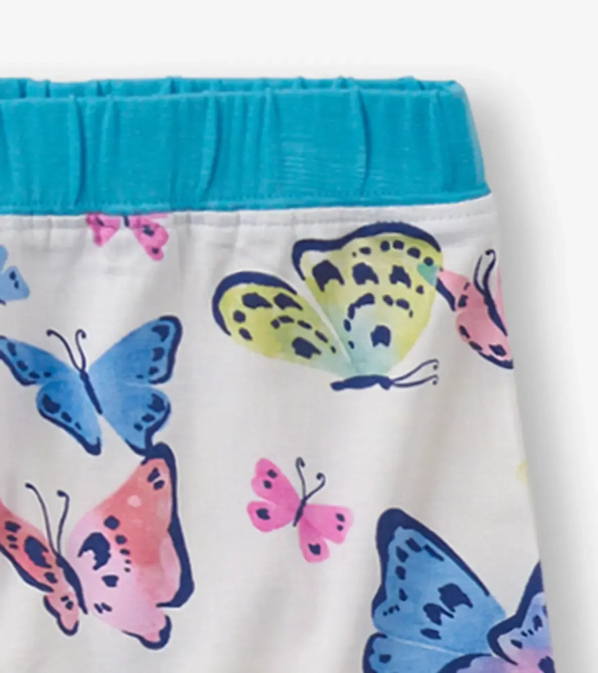 Girls Big Butterflies Bamboo Short Pajama Set | Hatley