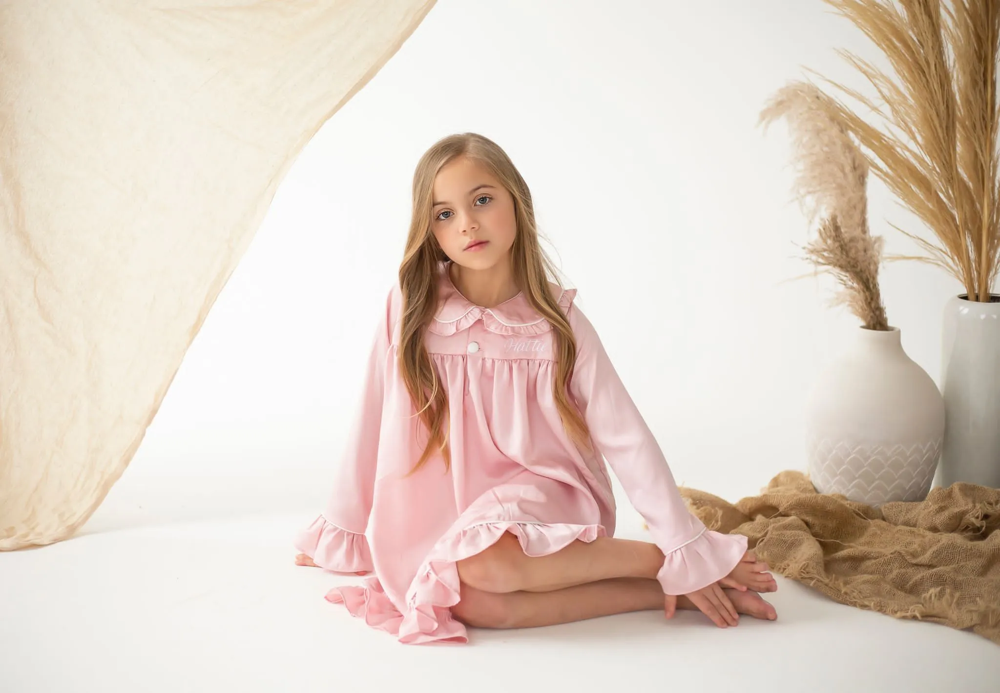 Girls Pearl Nightdress