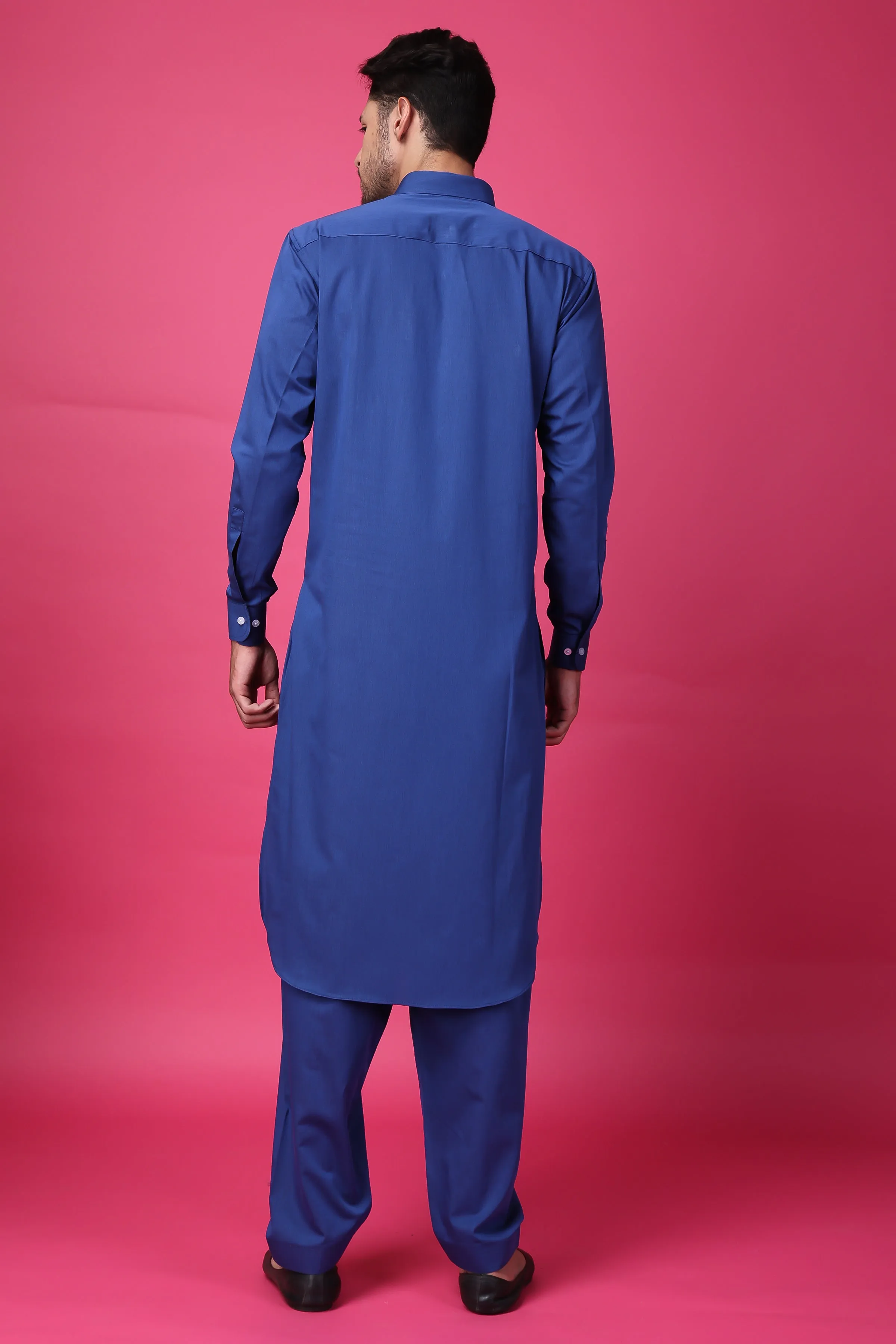 Glorious Indigo Pathani Suit