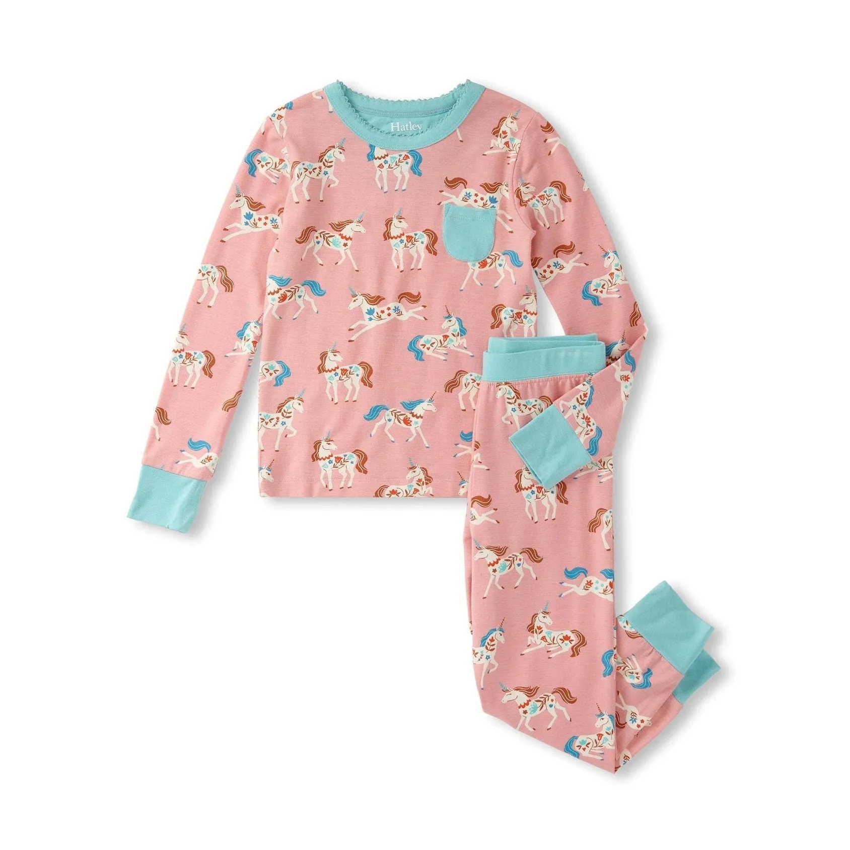 Hatley Bamboo Pajama Set - Folksy Forest