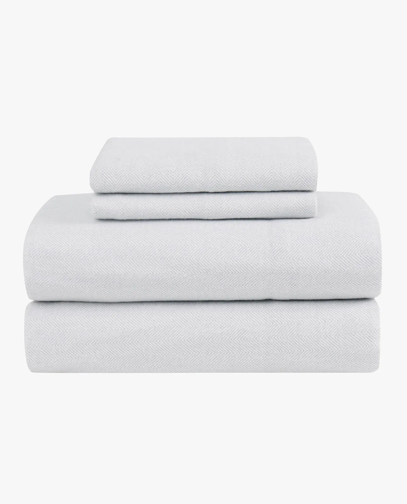 HERRINGBONE FLANNEL SHEET SET