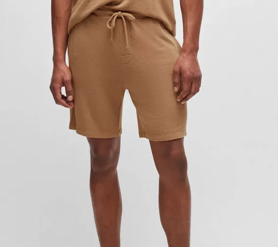 Hugo Boss Rib Shorts Beige 50509326-260