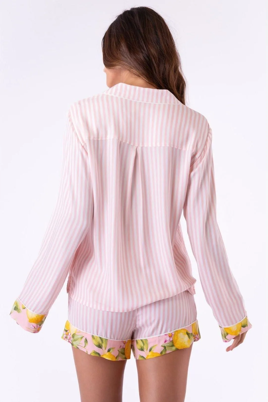 In Full Bloom Long Sleeve Top - Pink