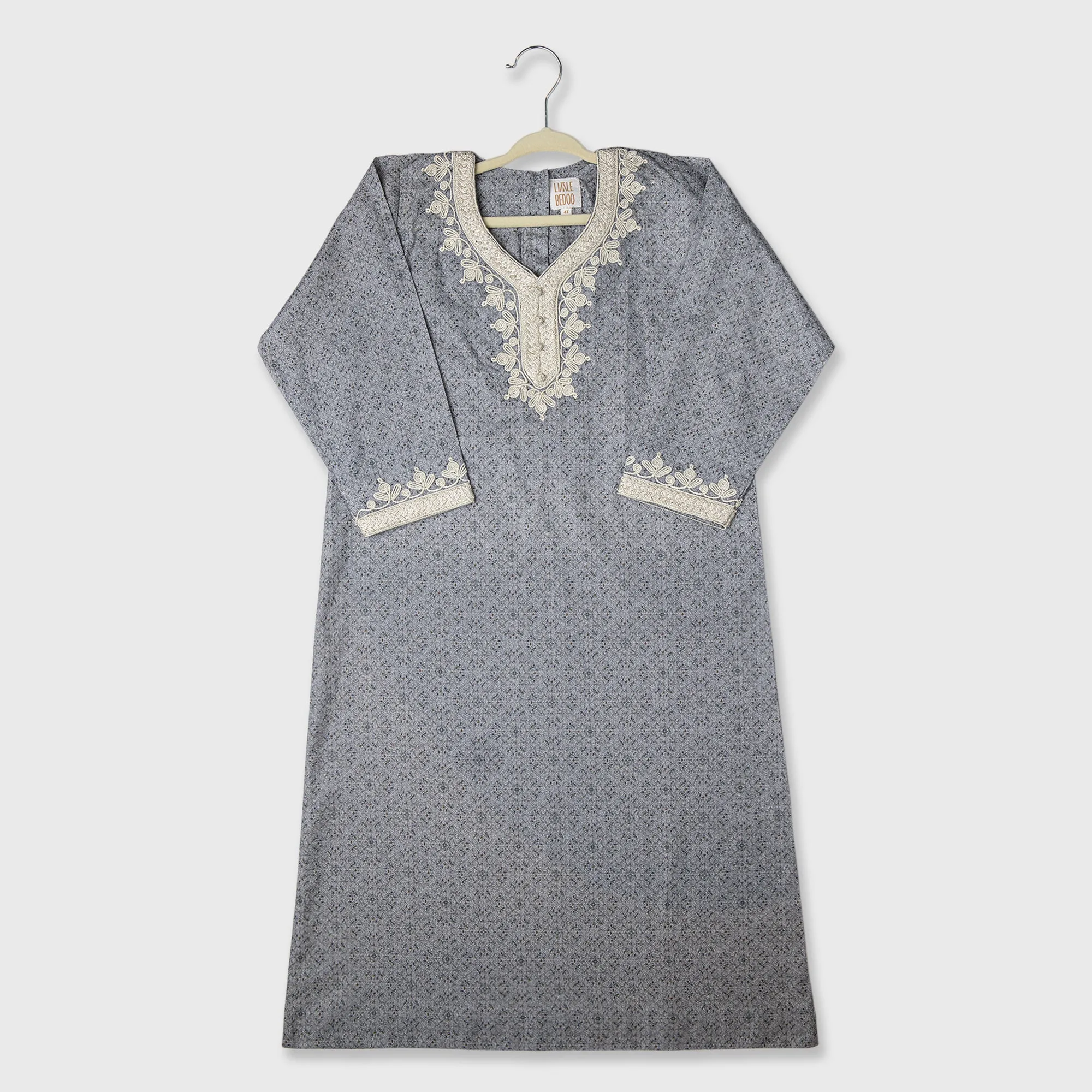 Jalabiya Nujoom Collection - Grey