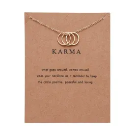 Karma Pendant - Gold