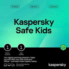 Kaspersky Safe Kid Personal - 1 User for 1 year - Digital code delivered via email