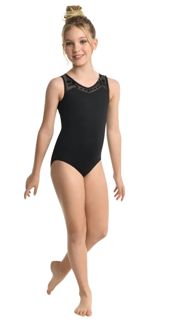 Kids Aurora V-Neck Tank Leotard (21109C)