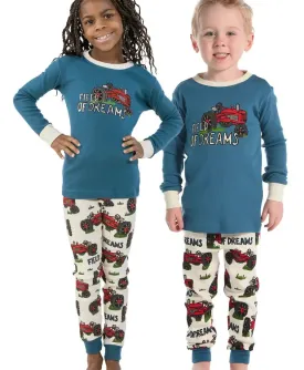 Kids Field Of Dreams Tractor PJ Set