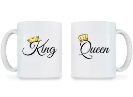 King & Queen - Couple Coffee Mugs