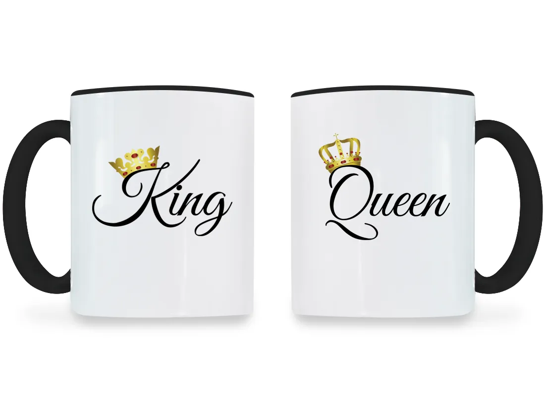 King & Queen - Couple Coffee Mugs