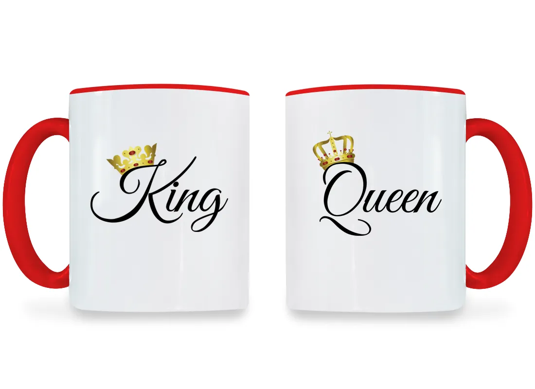 King & Queen - Couple Coffee Mugs