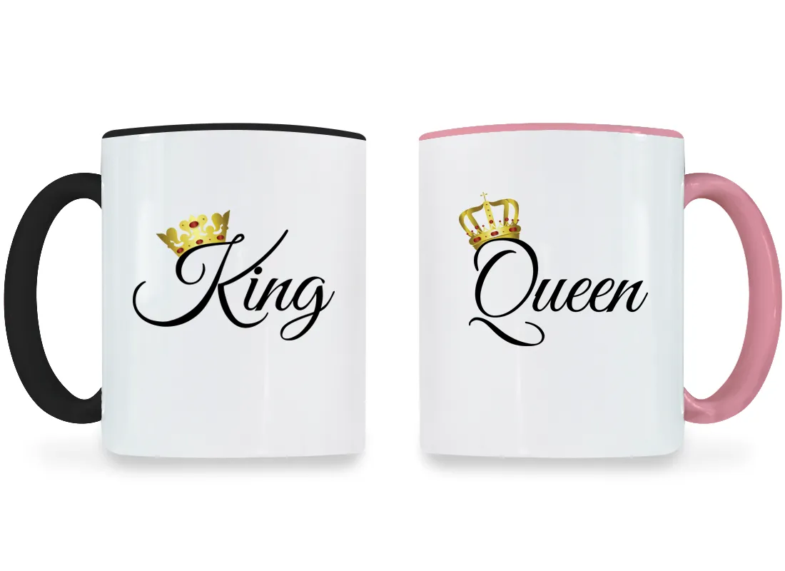 King & Queen - Couple Coffee Mugs