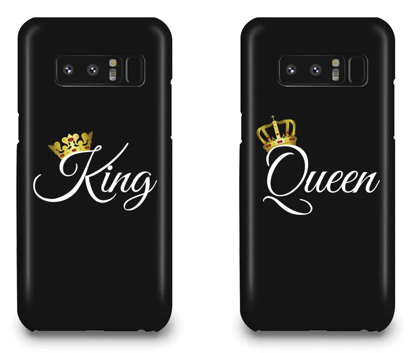 King & Queen - Couple Matching Phone Cases