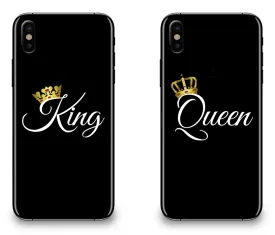 King & Queen - Couple Matching Phone Cases