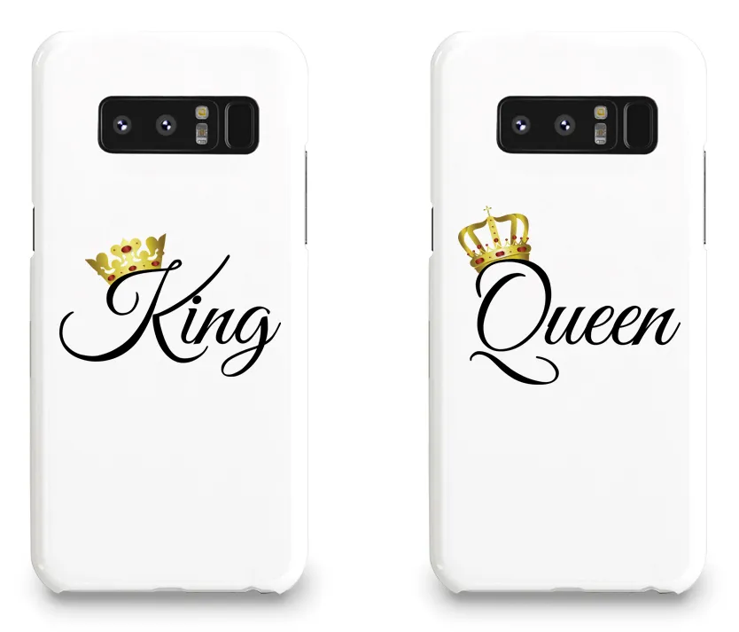 King & Queen - Couple Matching Phone Cases