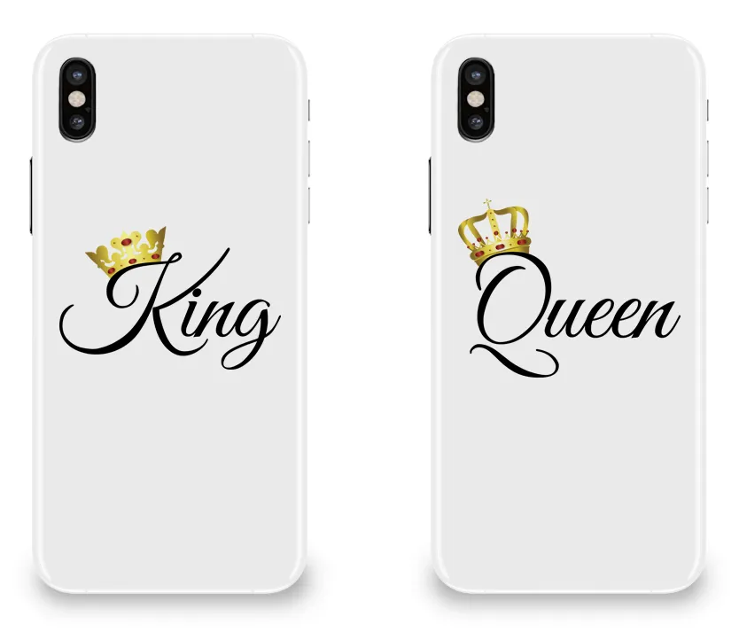 King & Queen - Couple Matching Phone Cases