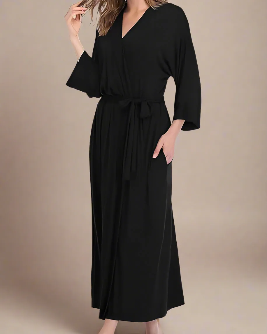 Lightweight Full Length Dressing Gown for Women