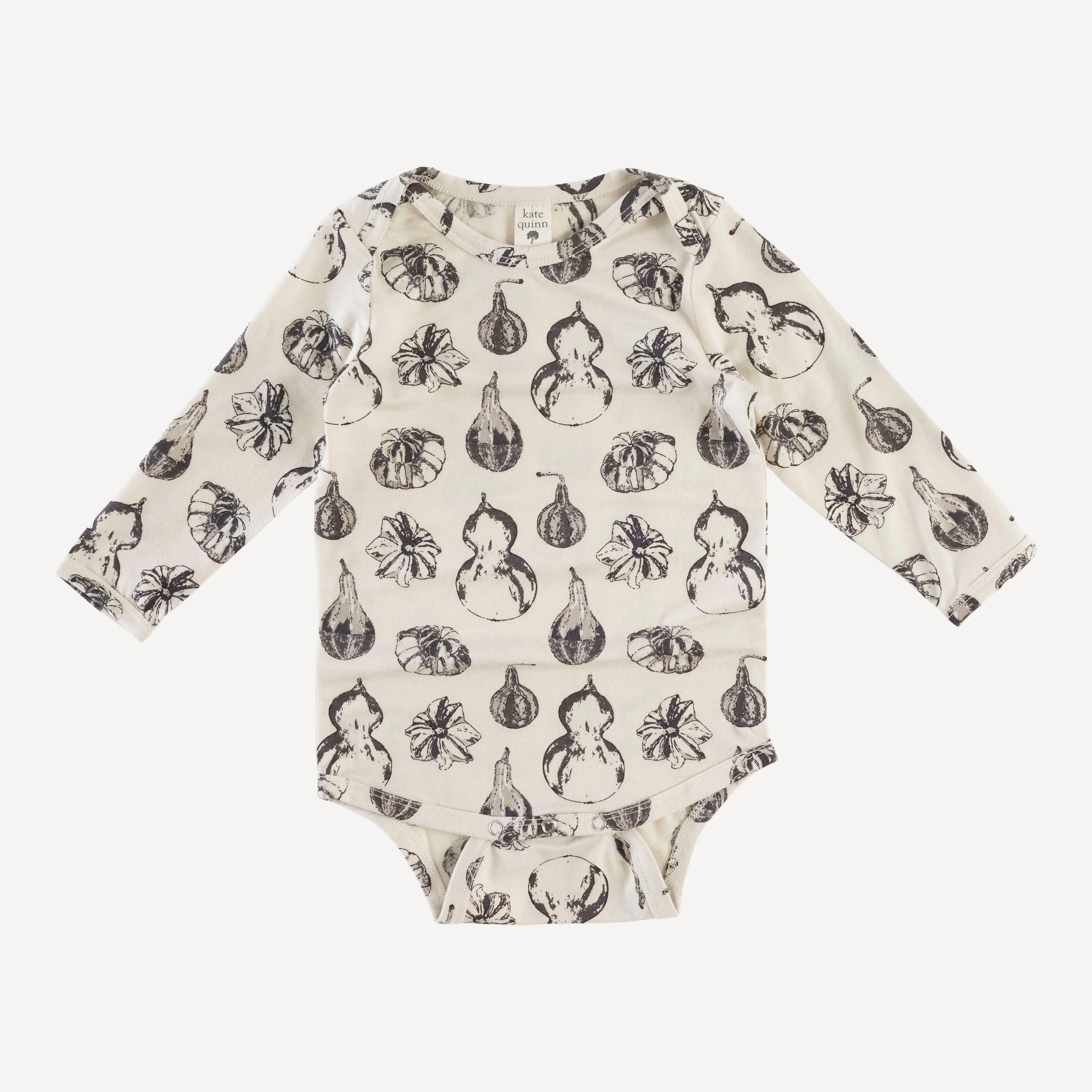 long sleeve lap neck bodysuit | gourds | lenzing modal