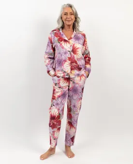 Maeve Lace Trim Floral Print Pyjama Set