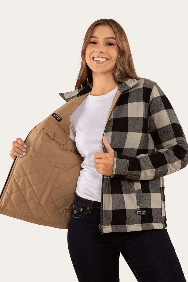 Marley Womens Reversible Jacket - Tan