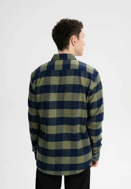 MELAWEAR Sahel flannel shirt thyme check men