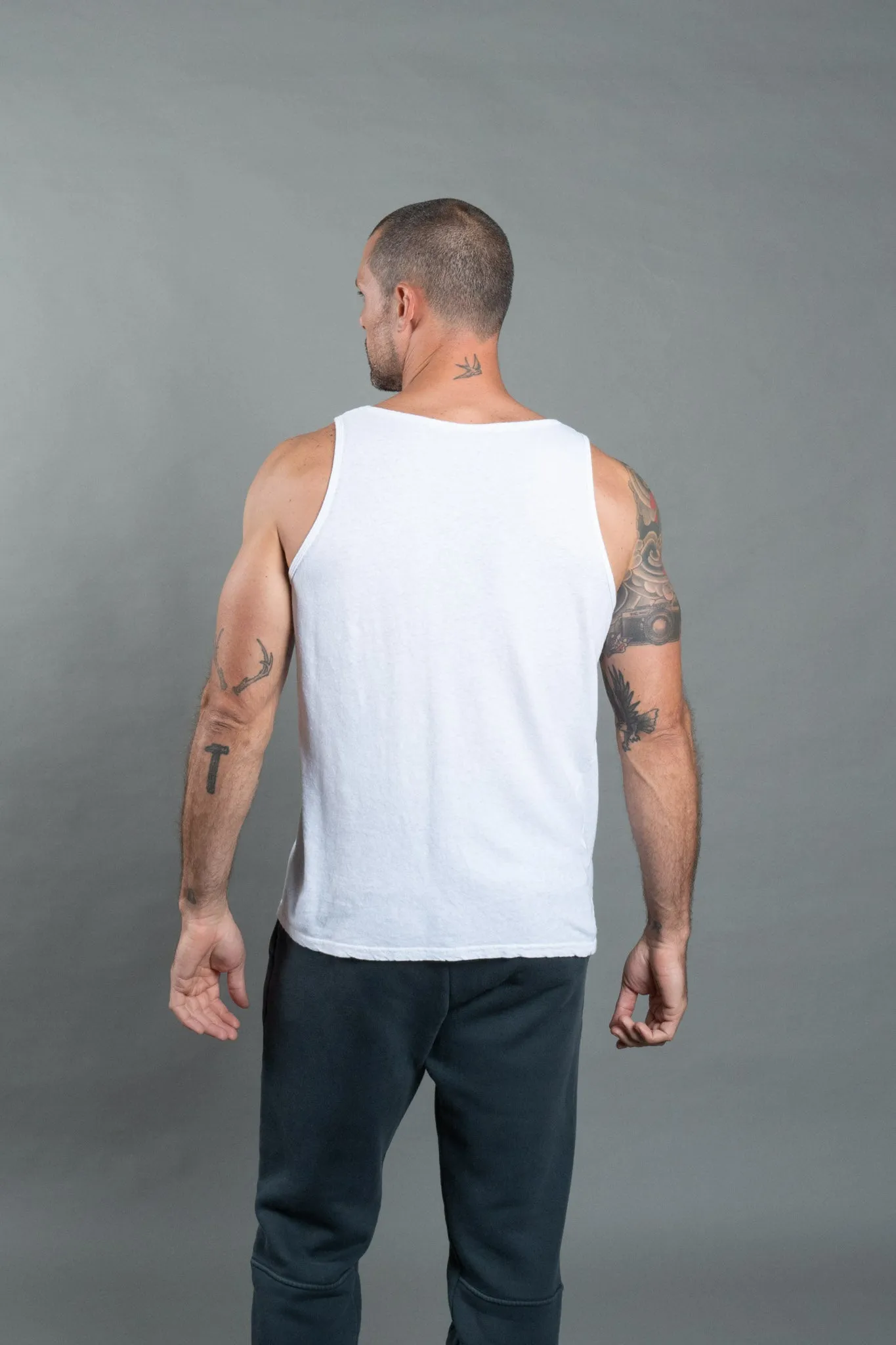 Men's Cotton Linen Tank