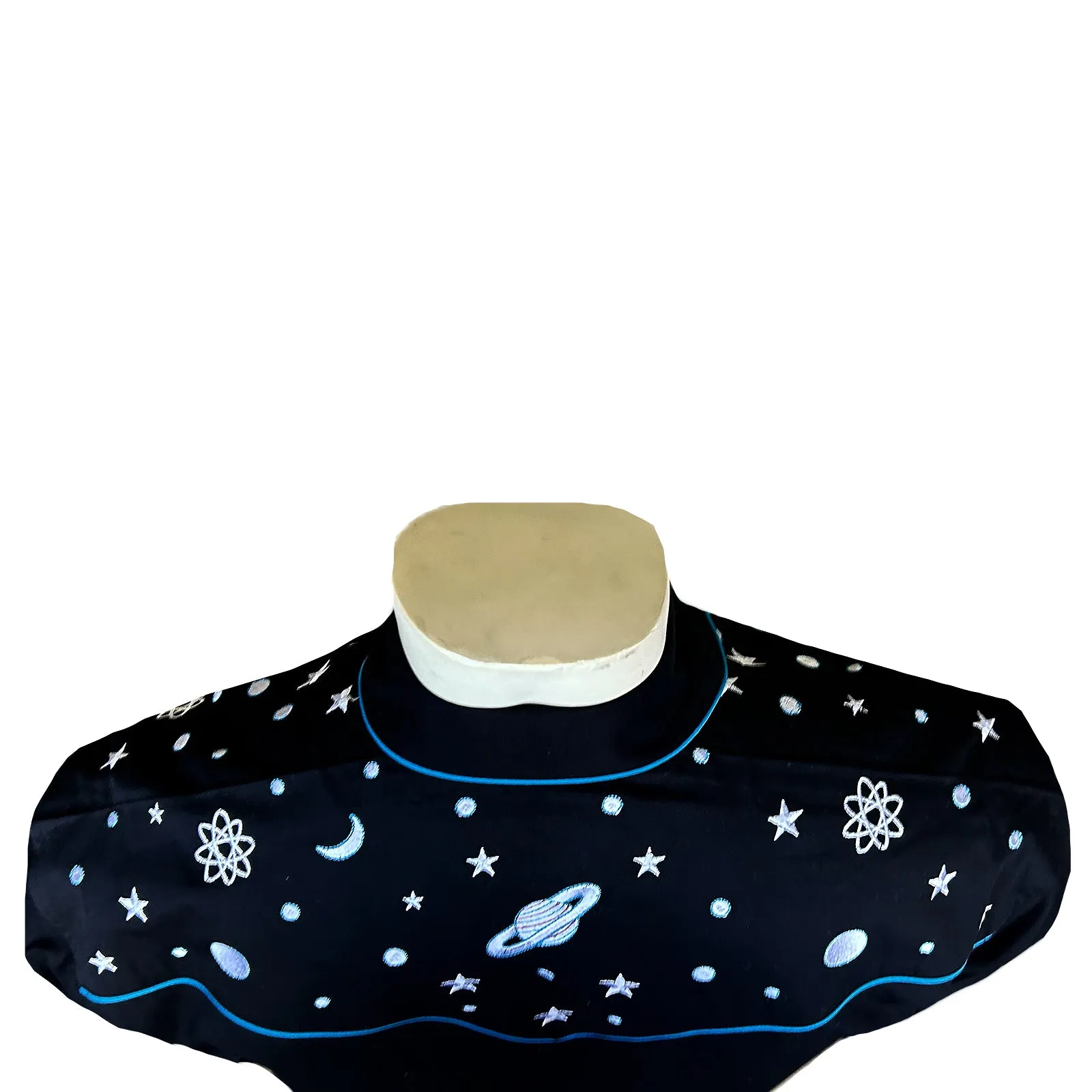 Men's Out of This World Embroidered Black Western Shirt