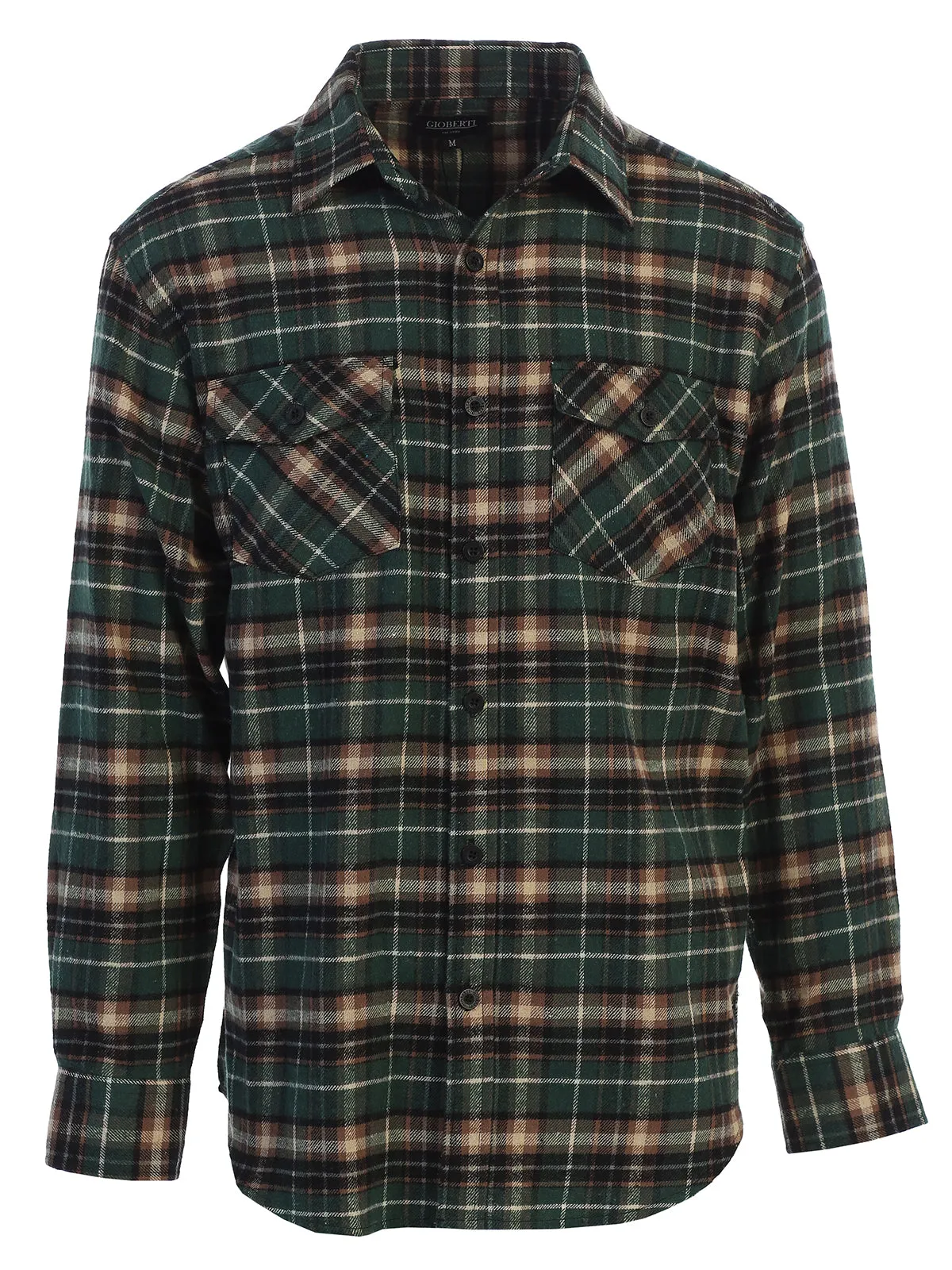 Men's Plaid Flannel Shirt, Size XL